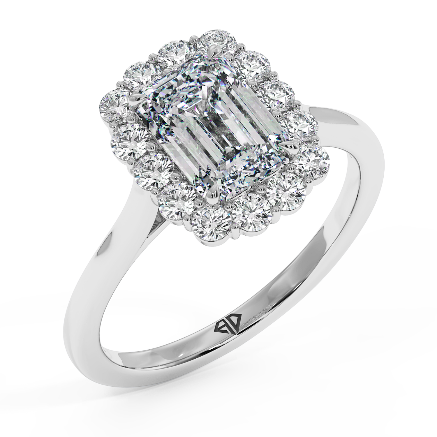 18K White Gold Matilda Engagement Ring