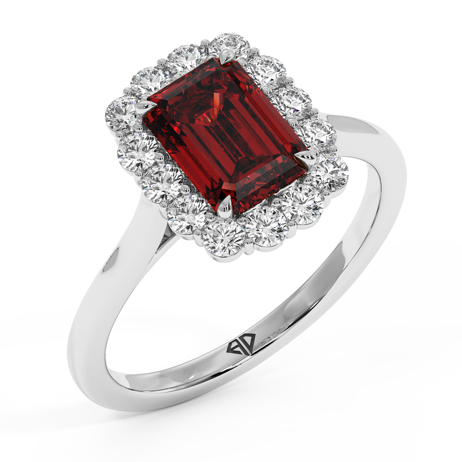 18K White Gold Matilda Engagement Ring