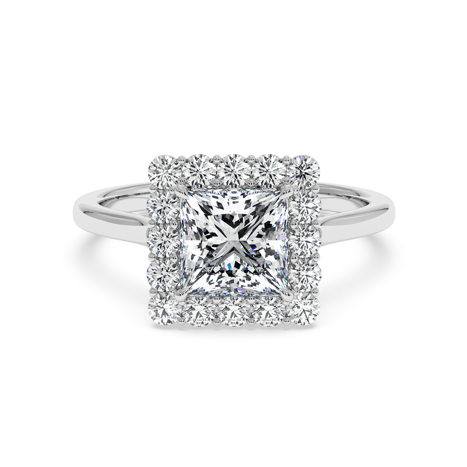 18K White Gold Matilda Engagement Ring