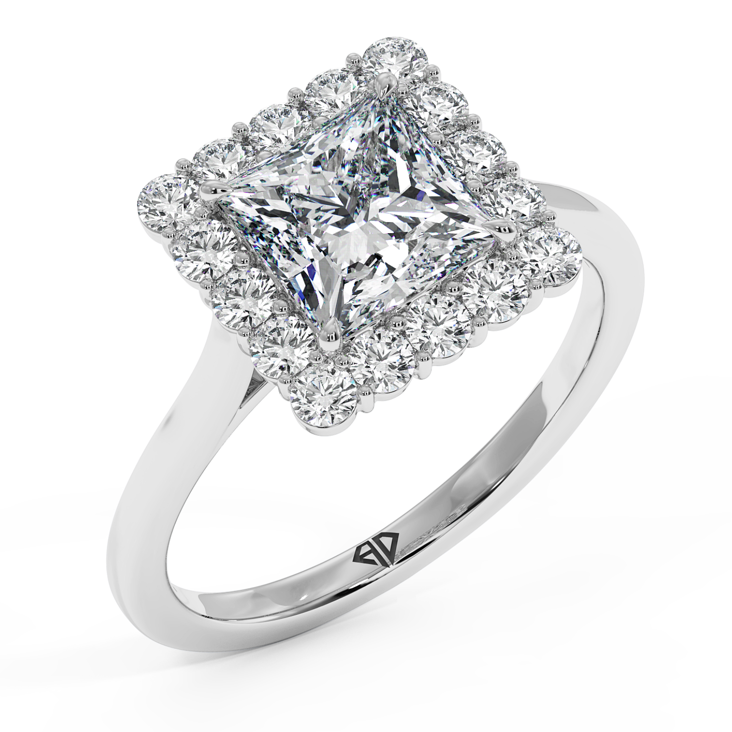 18K White Gold Matilda Engagement Ring