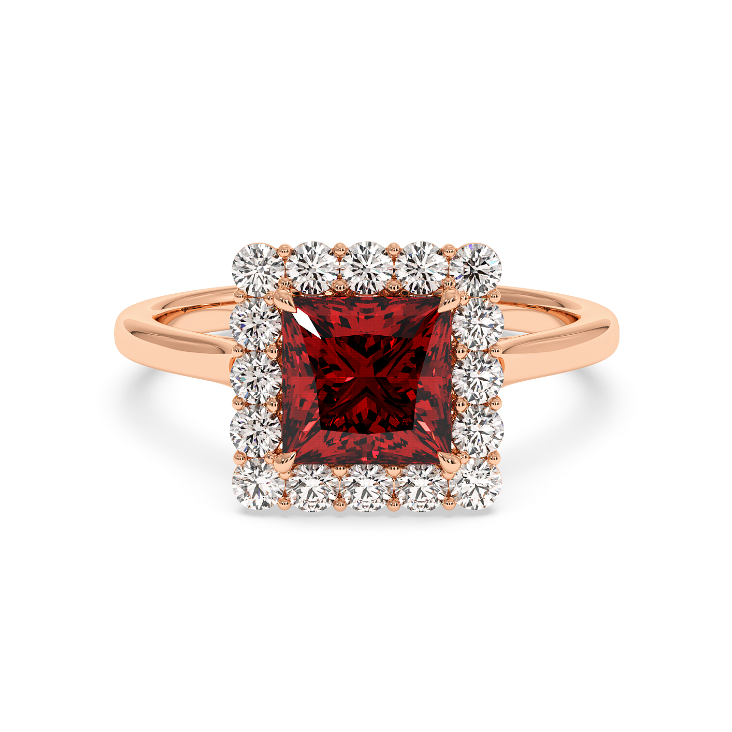 18K Rose Gold Matilda Engagement Ring