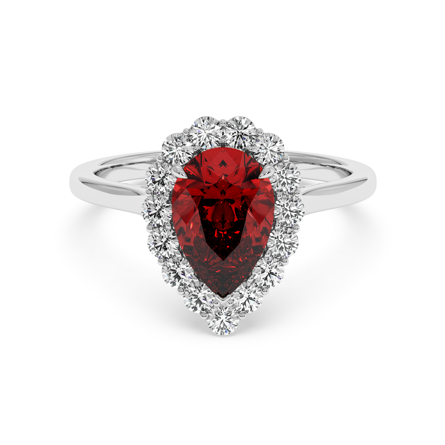 18K White Gold Matilda Engagement Ring