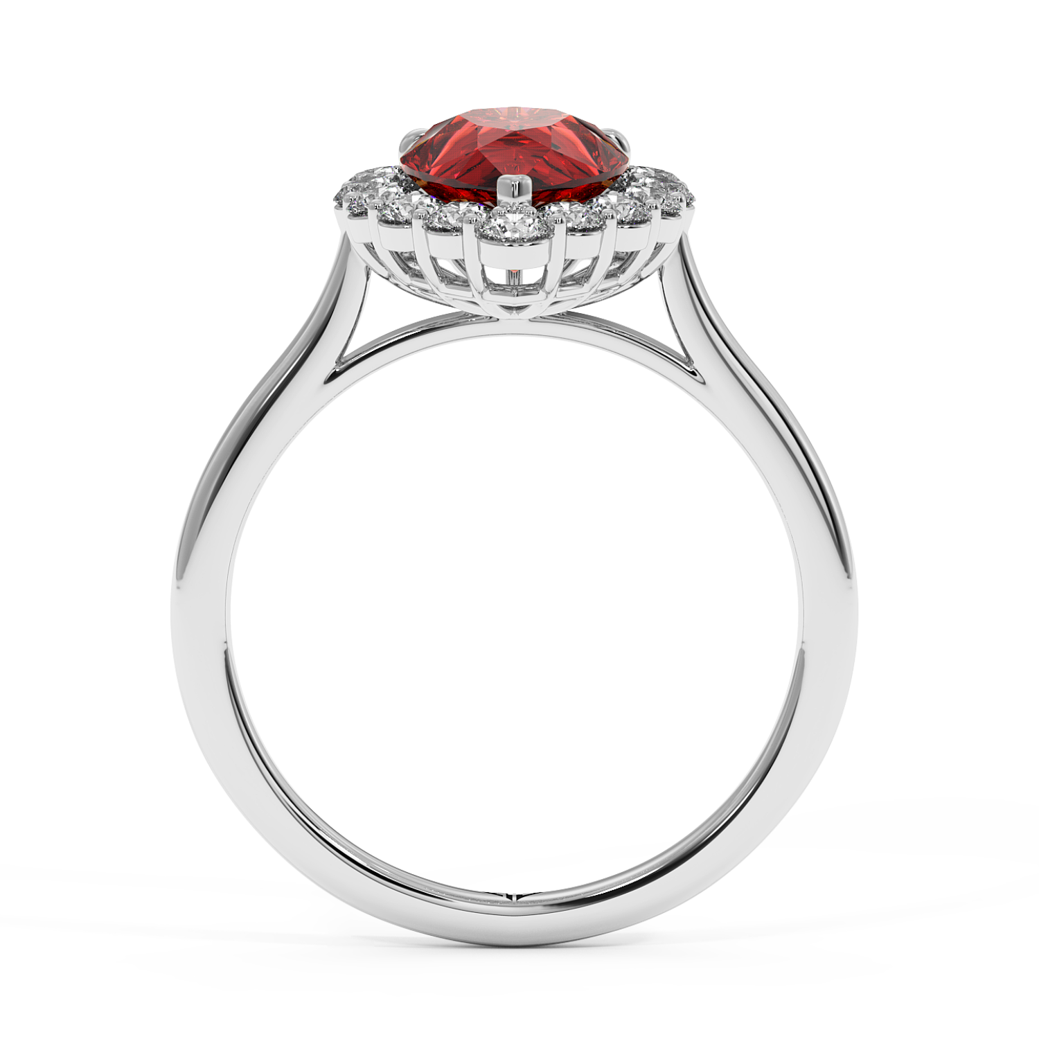 18K White Gold Matilda Engagement Ring