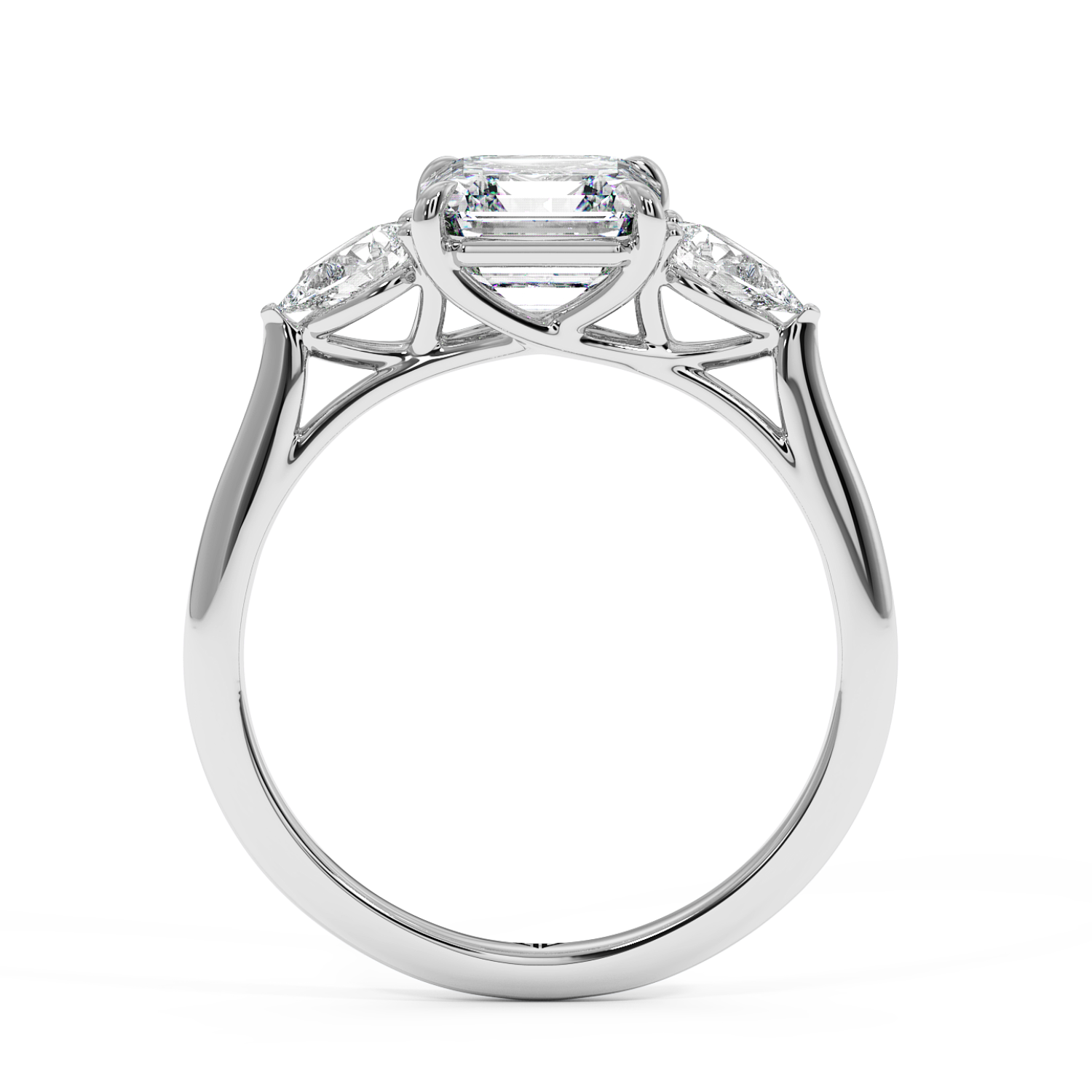 18K White Gold Verona Engagement Ring