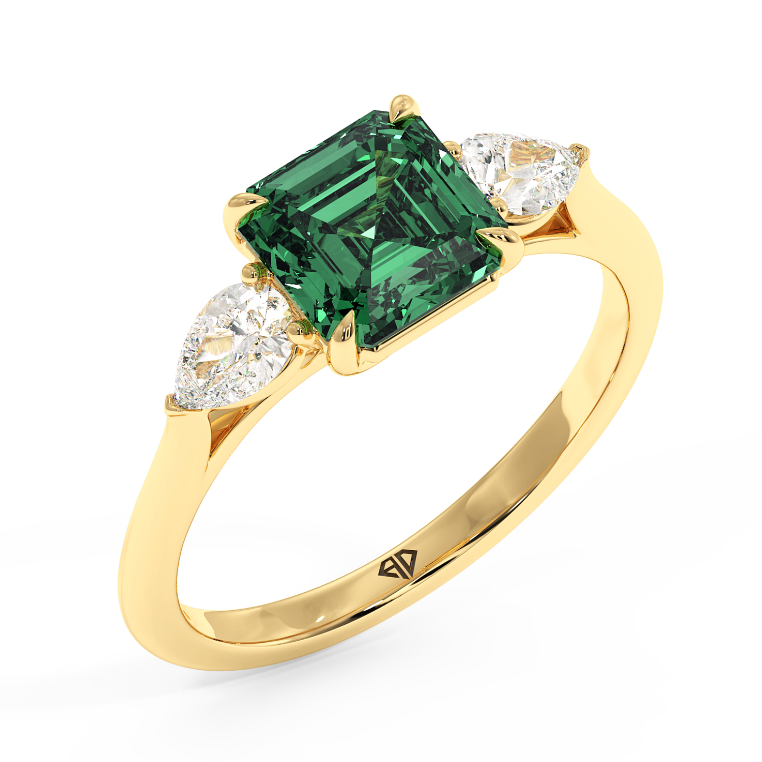 18K Yellow Gold Verona Engagement Ring