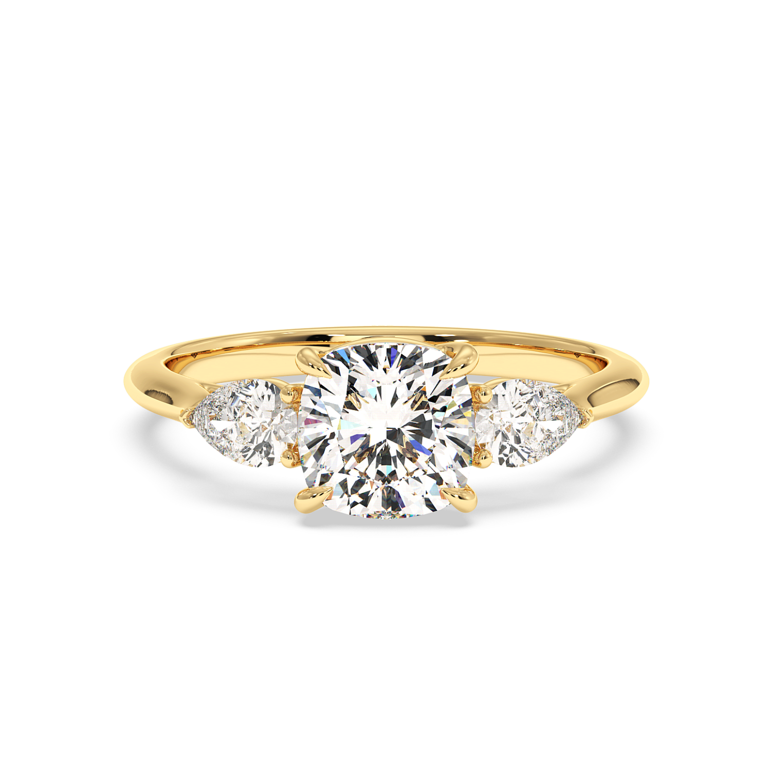 18K Yellow Gold Verona Engagement Ring