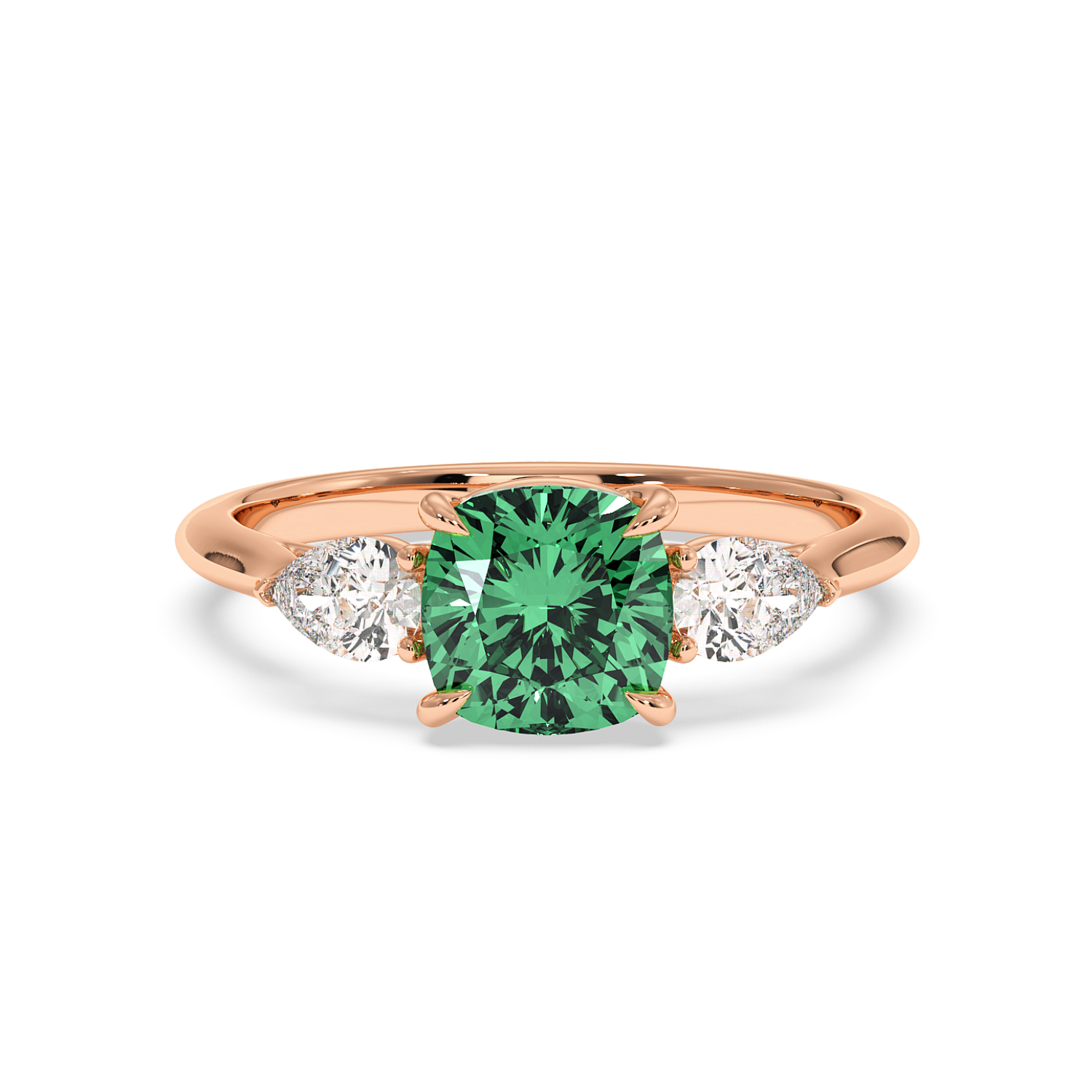 18K Rose Gold Verona Engagement Ring