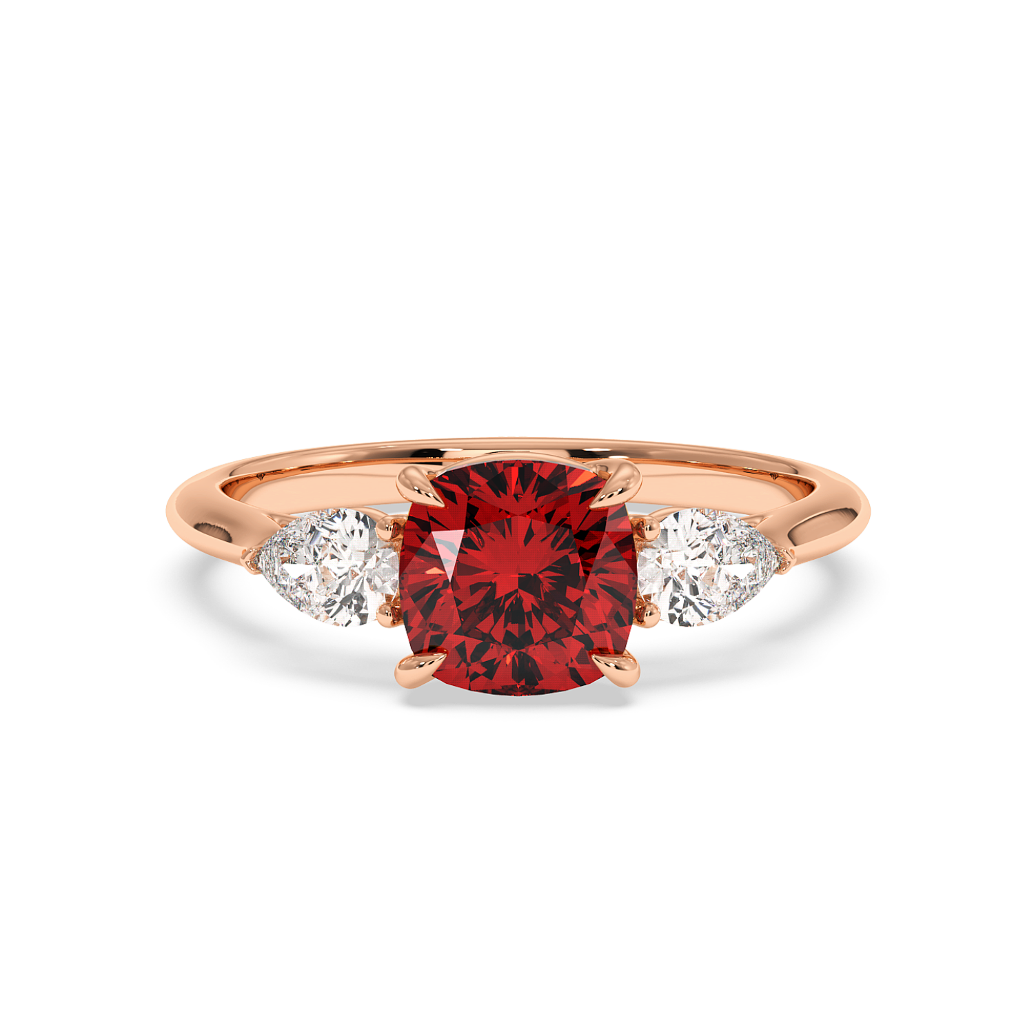 18K Rose Gold Verona Engagement Ring