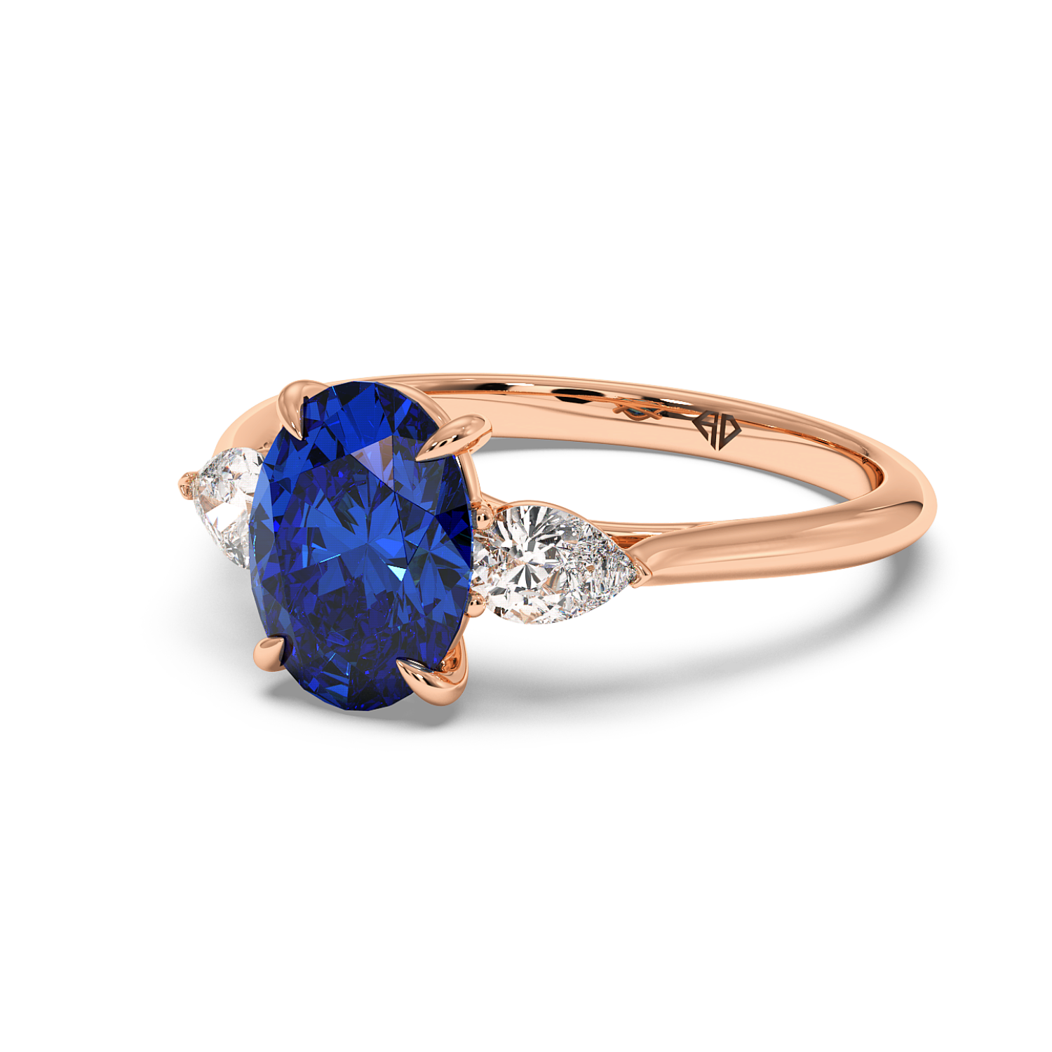 18K Rose Gold Verona Engagement Ring