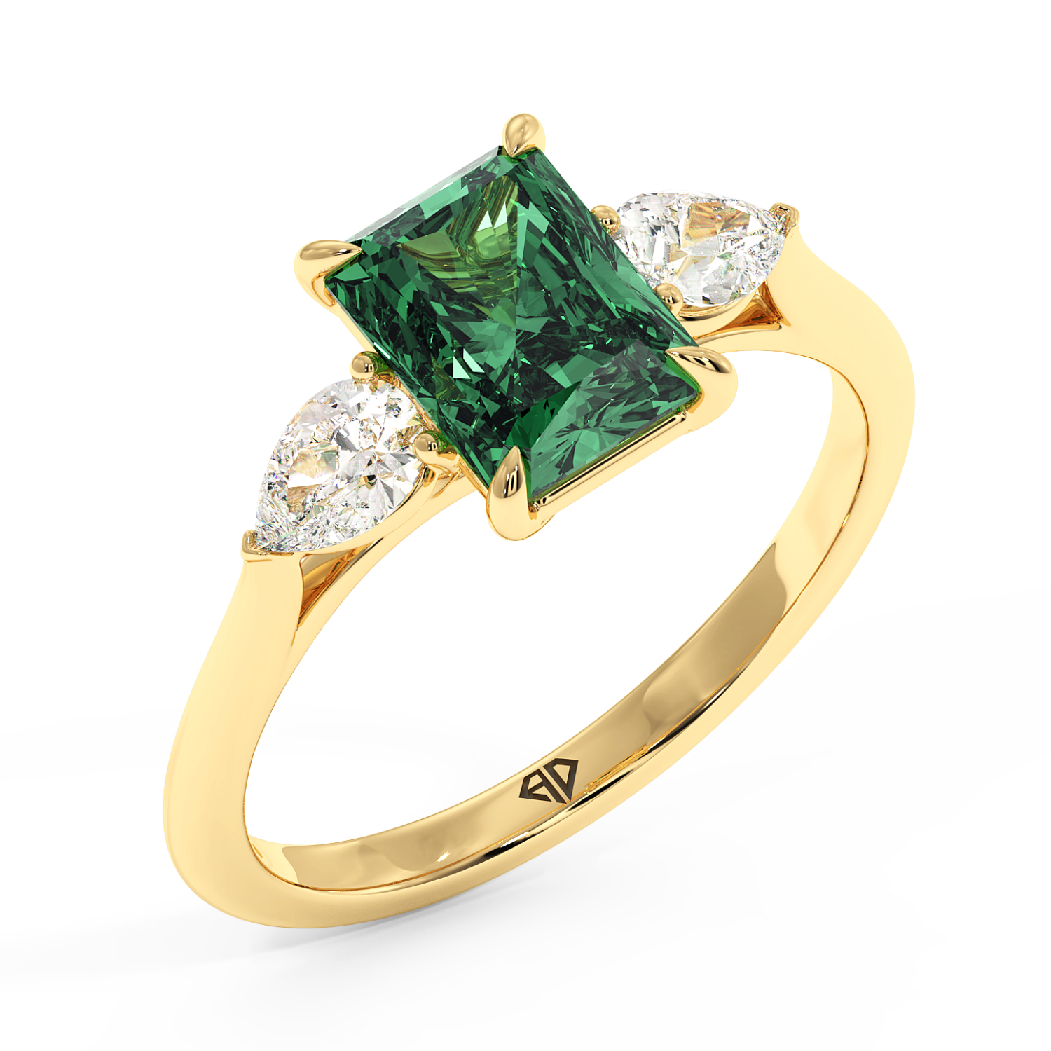 18K Yellow Gold Verona Engagement Ring