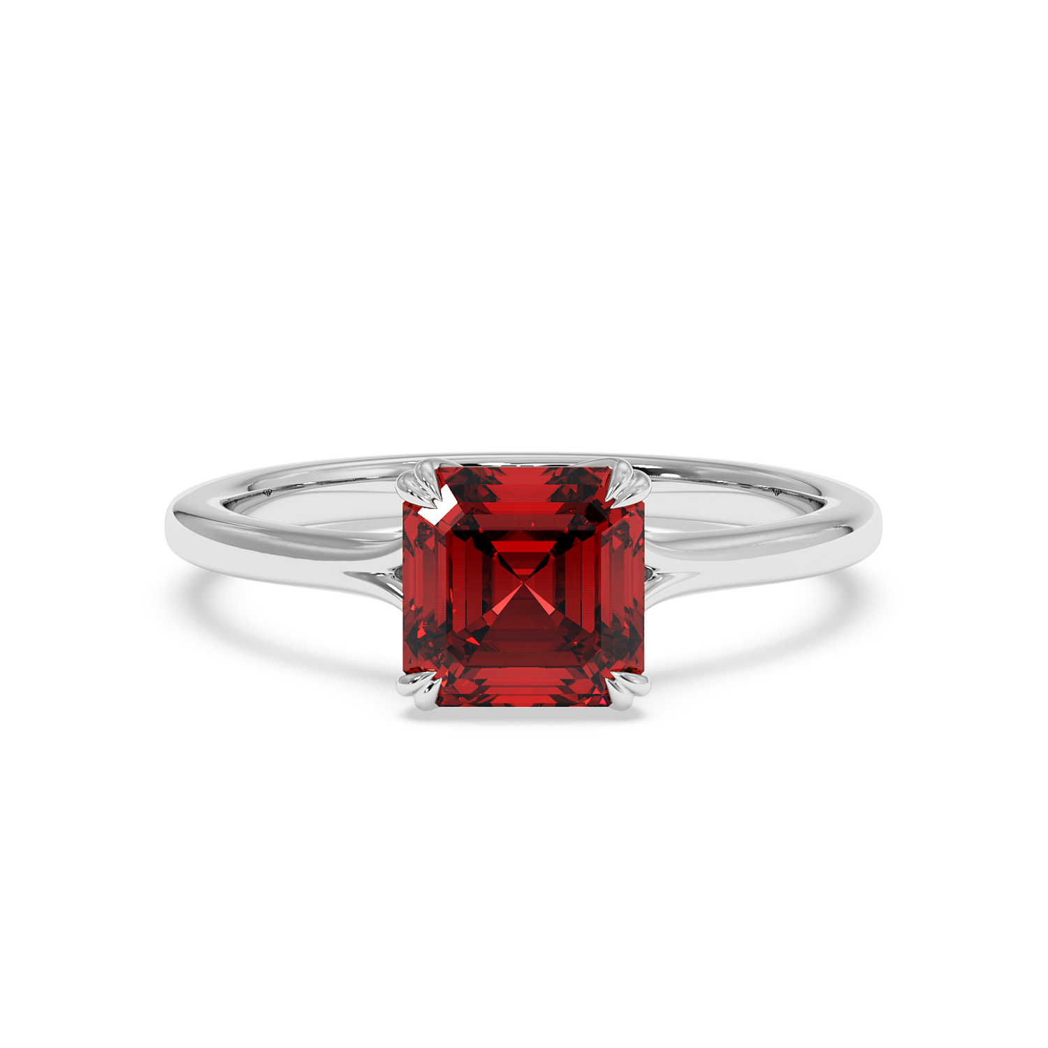 Platinum Leone Solitaire Engagement Ring
