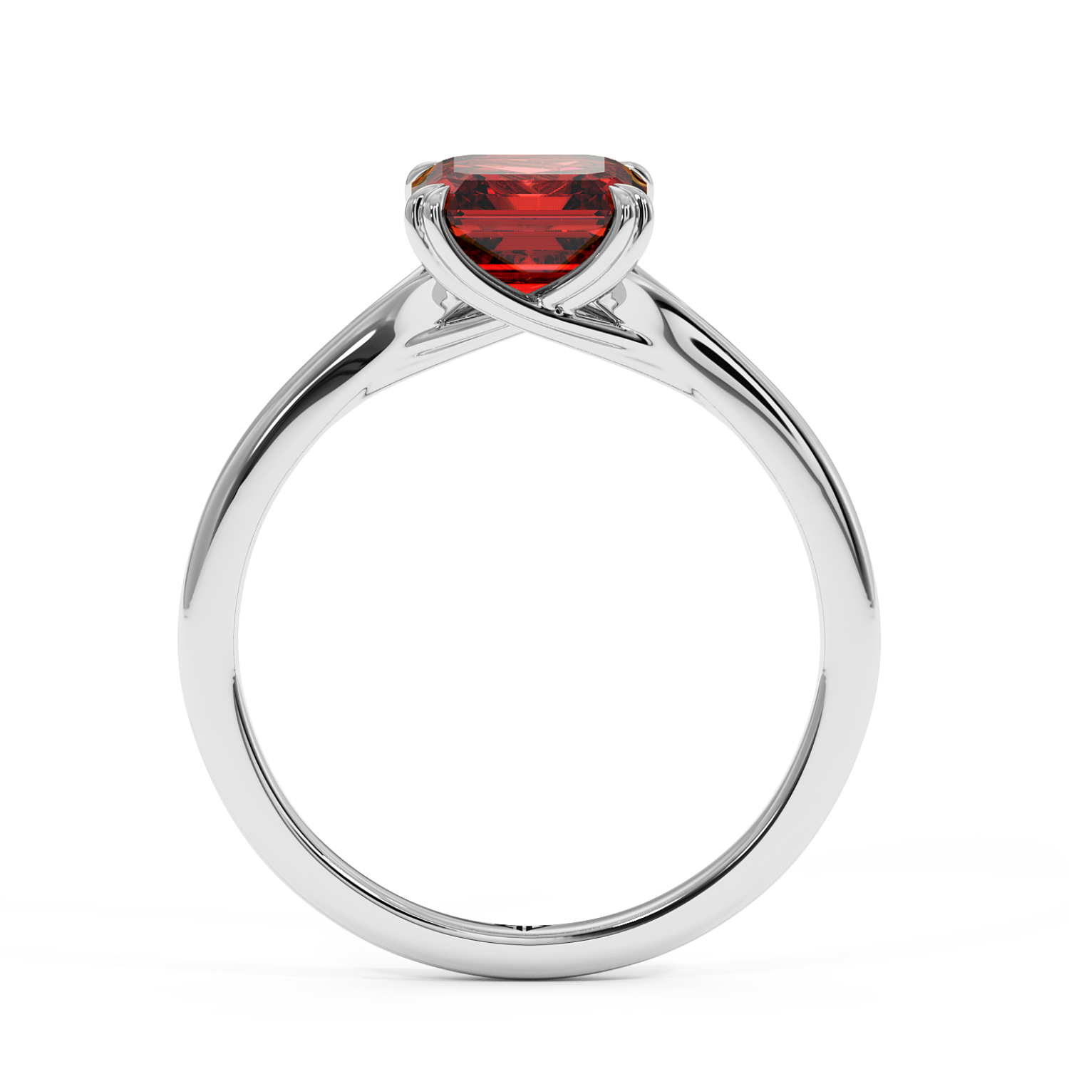 Platinum Leone Solitaire Engagement Ring