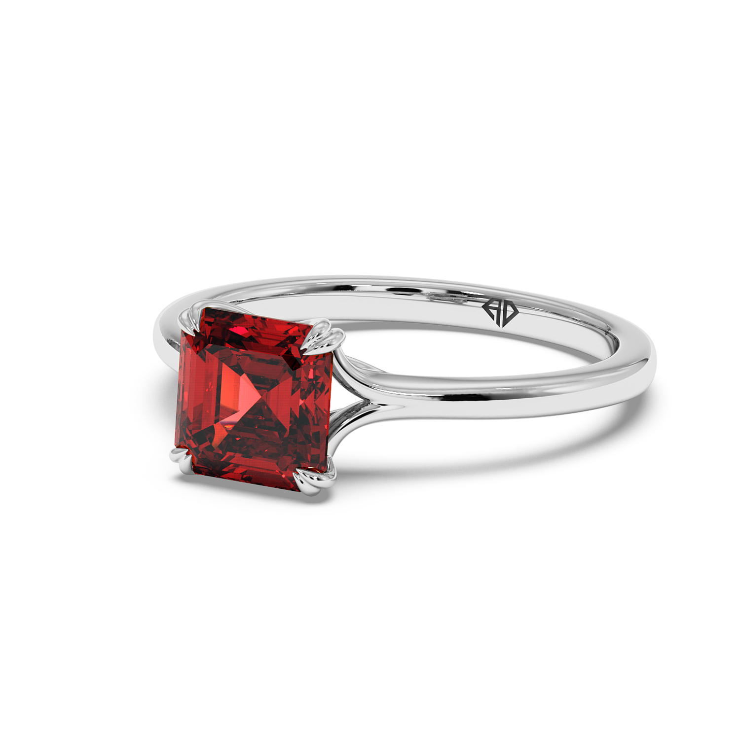 Platinum Leone Solitaire Engagement Ring