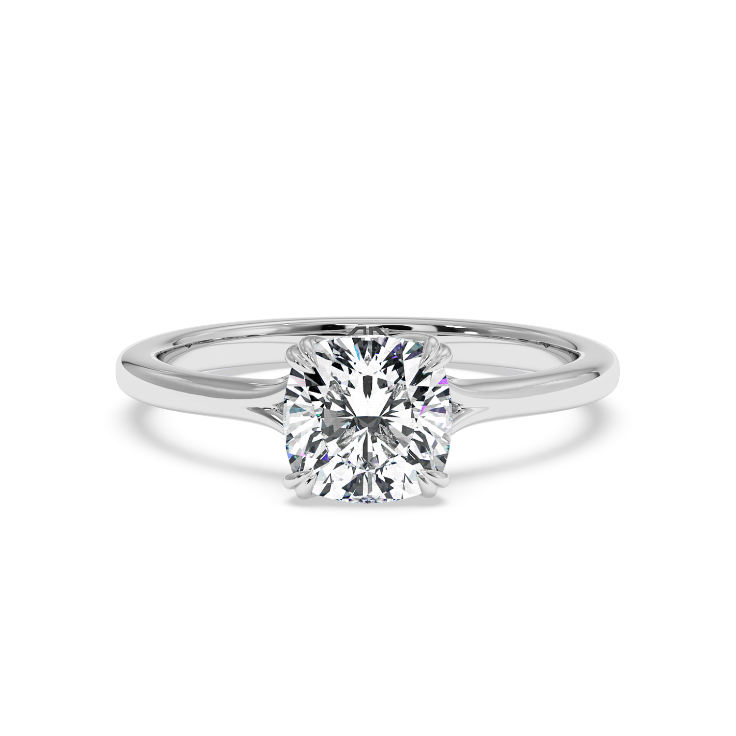 18K White Gold Leone Engagement Ring