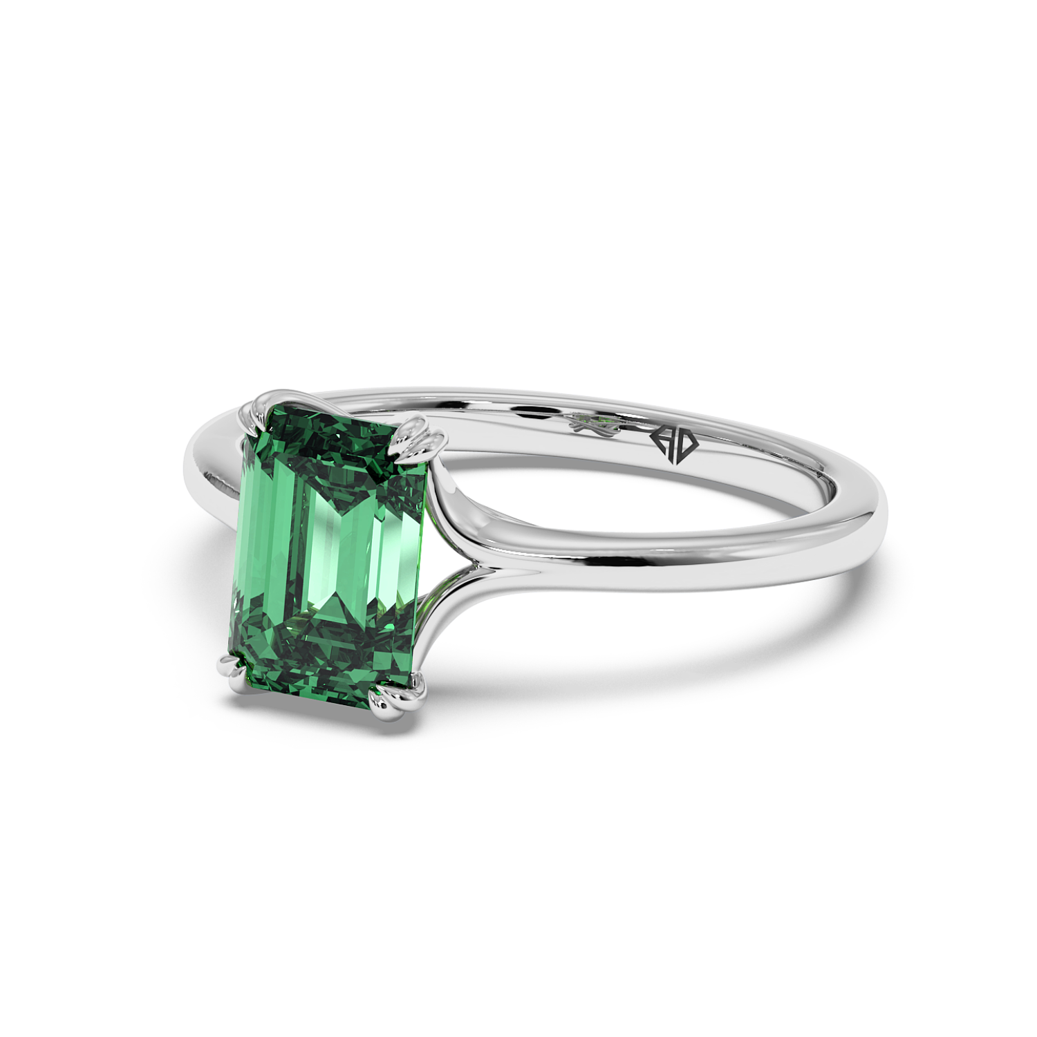 18K White Gold Leone Engagement Ring